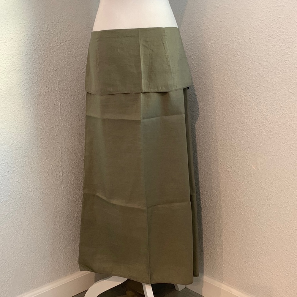 NWT Surrealist asymmetrical front zip long skirt - Picture 3 of 10